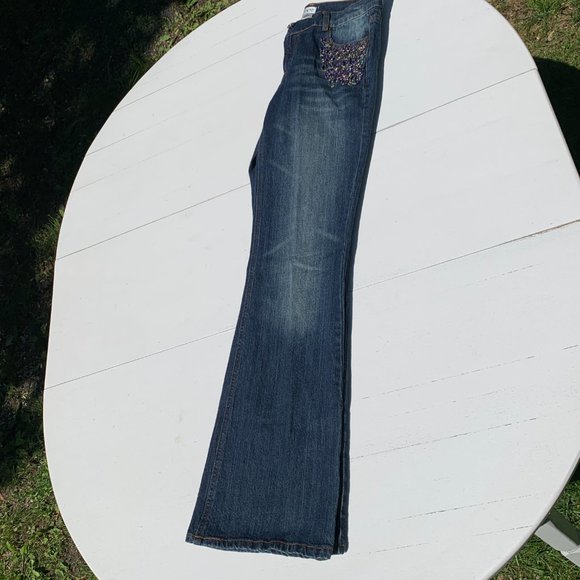 Super Cute Beaded Women's Jeans 👖 by Cache - Picture 2 of 8